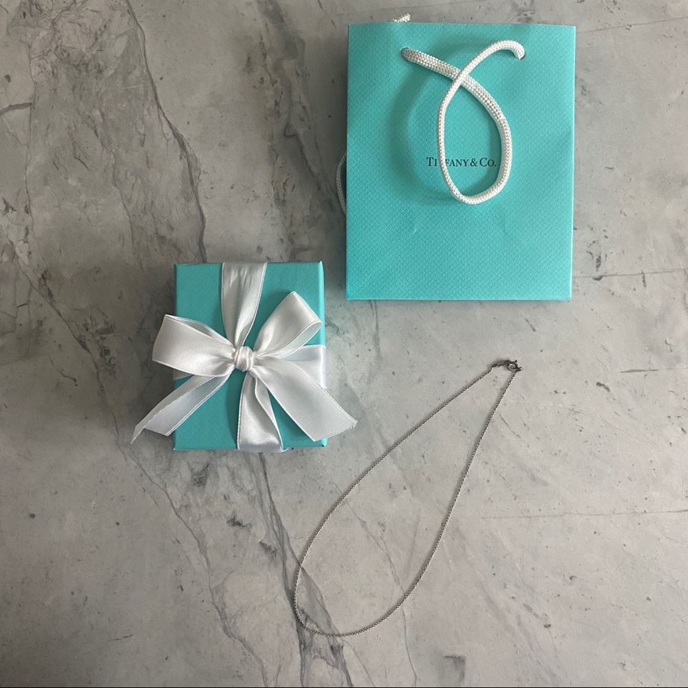 Tiffany & Co Sterling Silver Chain 16" Authentic